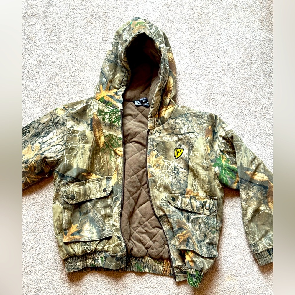 BLOCKER OUTDOORS Shield Series Insulated Youth Camo Hunting Coat